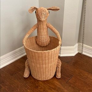 Wicker Kangaroo Basket